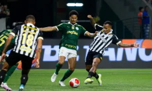 Santos Palmeiras - Foto Agência Paulistão