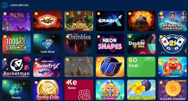 Jogos rápidos na plataforma Mostbet no Brasil